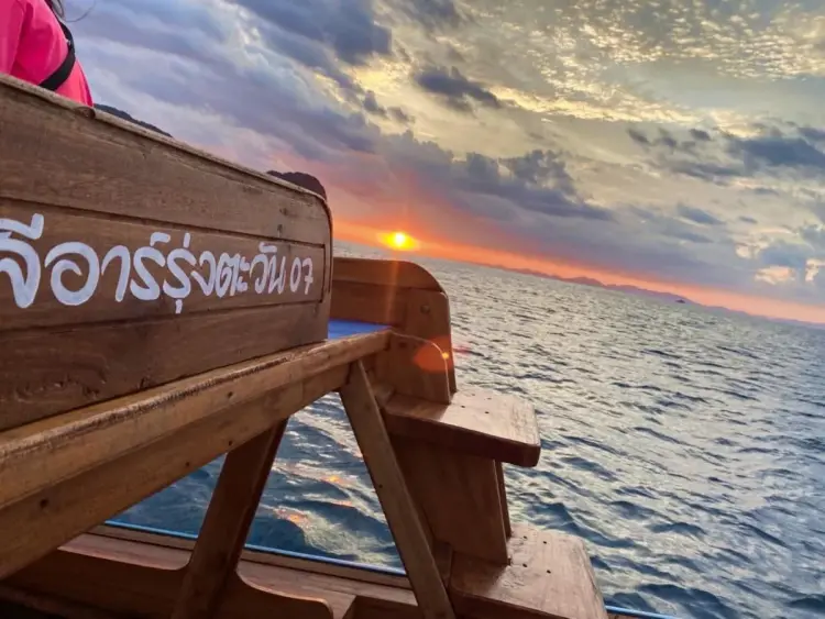 Fun 7 Islands LongTail Boat Sunset Tour with BBQ and BioLum Plankton from Krabi